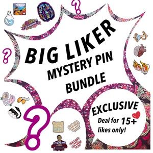 4 PIN MYSTERY BUNDLE - MUST HAVE 15+ LIKES - Surprise Bulk Enamel Pins Gifts Lot